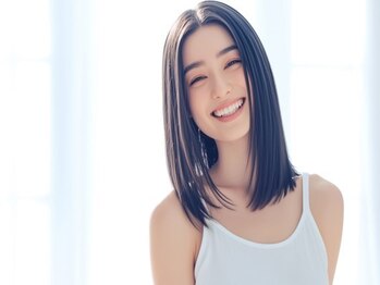 マテリカ 西神伊川谷店(Materica)の写真/ダメージの少ないこだわりぬいた薬剤を用いて、自然でツヤのあるストレートヘアに☆