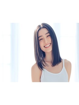 ダメージの少ないこだわりぬいた薬剤を用いて、自然でツヤのあるストレートヘアに☆