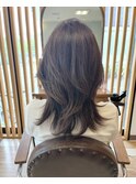 白髪ぼかし×レイヤー