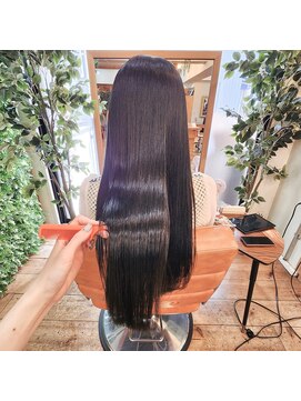 エルムトウキョウ(ELM Tokyo) 縮毛矯正とカラーをしてても憧れのサラ艶ロング☆