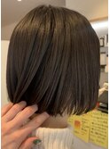 ボブカット,髪質改善カラー,ブルーブラック【草加】