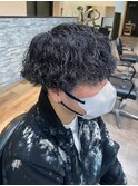 Men's/ツイストスパイラルパーマ×波巻きパーマ
