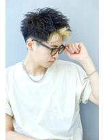 リップスヘアー 銀座(LIPPS hair)&nbsp;アップバング　ツーブロック　刈り上げ　短髪