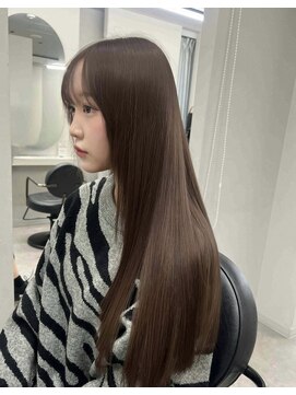 リッカ(LICCA) 【MISAKI】透け感たっぷりのショコラブラウン/くすみブラウン