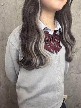 ルーツアイリー 心斎橋(ROOTS IRIE) イヤリングエクステ/ミルクティーグレージュ/シール/ウェーブ