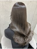 艶髪ダークグレージュ