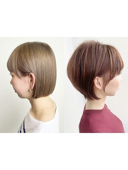 似合うショートが見つかります！細部までこだわり似合うヘアスタイルを作ります！是非お任せください。