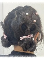 リルミー ミュエナ 大須 矢場町(Lilme myuena)&nbsp;全方位可愛い！ハートツインお団子♪_ユウ