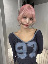 ペレ アネックス 大阪梅田茶屋町店(PELE ANNEX)&nbsp;くびれヘア/アプリコットオレンジ/夏のヘアアレンジ/梅田