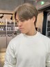 【Men's】カット+カラー[表参道駅/レイヤーカット/顔周り/前髪カット］