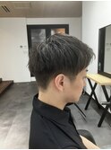 ビジネスショート/メンズカット/アップバング/押上