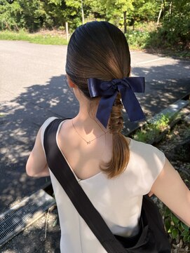 ヘアーコンセプト アイアイオ(HAIR CONCEPT iio) リボンヘアアレンジ