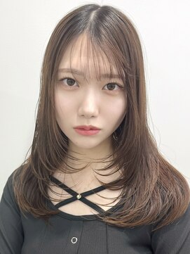 ワンズ リー 上大岡店(One's ly) ミニウルフ/ウェットヘア/オリーブベージュ[上大岡]