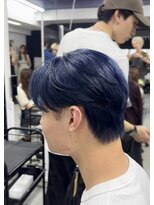 ブラック 渋谷 2nd(BLUCK)&nbsp;【1ブリーチでできるカラー】ネイビーブルー