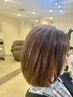 〈カラーコース〉カット+カラー＋前処理リペア ￥ 13500
