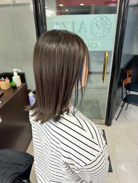 アイズ 本厚木(AIZU) イヤリングカラー 白髪ぼかし