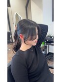 顔周りレイヤーカット