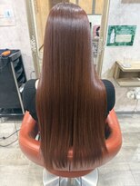 フオラ ヘア 下赤塚店(Fuola HAIR)&nbsp;オレンジブラウン×ロング