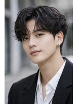 アッシュ 二子玉川店(Ash)&nbsp;センターパート/ニュアンスパーマ/韓国ヘア/シャドウパーマ