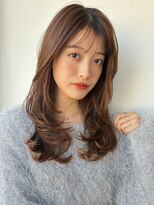 カバーヘア ブリス 川口(COVER HAIR bliss)&nbsp;ふんわり春カラー/韓国レイヤーココアベージュブリーチなしp川口