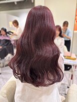 シエル 一社(cher)&nbsp;ブリーチなしダブルカラーで作るピンクラベンダーカラー