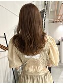 ベージュロングは透明感×大人っぽさを両立