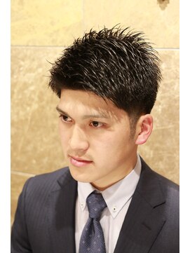バルビエ グラン 銀座(barbier GRAND) フェードカット/かき上げヘア/涼しげヘア