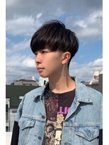 ポロン(polon)&nbsp;くせ毛風パーマソフトツーブロックネープレストランクスカット