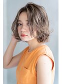 ACE 透明感シアグレージュ×大人可愛いミディアムスタイル
