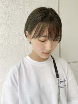 ミクマル(micmal) 20代30代40代★大人かわいい透明感♪暗髪ストレート/大人ボブ