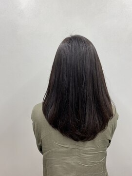 アルボーテルジェ(Art BeAute' ROUGET) ナチュラルな質感☆ミディアムレイヤー/酸性縮毛矯正/前髪あり