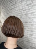 シークレットハイライト×ミニボブ立体感スタイル
