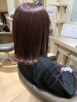 ピーディーフィノ 大通(PD fino) ブリーチなしでもできる　艶レッドカラー