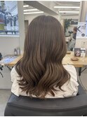 春夏ブラウンベージュラフウェーブ