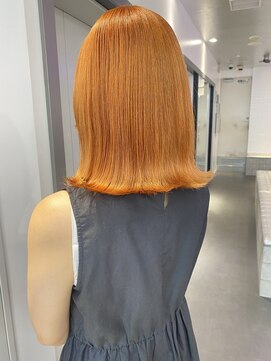 ゲーム 原宿店(GAME) オレンジ/ダブルカラー/ケアブリーチ/髪質改善/原宿