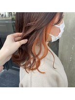 イオエ 岡本(ioe)&nbsp;イメチェン/フルバング/似合わせ/レッドブラウン/デジタルパーマ