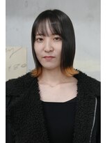 マーシー(MAAAAAC)&nbsp;【MAAAAAC】外はねミディアム/裾カラー/ケアブリーチ