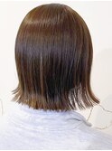 20代30代40代髪質改善カラーアッシュブラウン外ハネボブ透明感