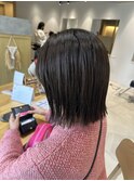 切りっぱなしスタイル