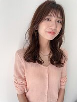 ミニヨン バイ ハピネス 高の原店(mignon by Happiness) 大人可愛いモカブラウン顔周りレイヤー　奈良　清水