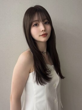 コア 銀座(COA) 韓国ヘア/韓国レイヤー/グレージュ/前髪カット/