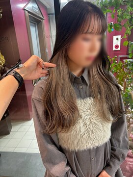 ポノ(po_no) イヤリングカラー グレージュ