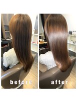 アールサロンプラスキャスパ 自由が丘(Rrsalon+CASPA)&nbsp;《髪質改善》R.HASエクソソーム水素トリートメント＋カラー