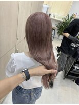 アイズ 横浜(IS)&nbsp;ピンクミルクティー/横浜美容室/ピンクカラー