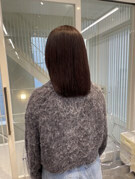 コレクティブワーク 表参道 渋谷(COLLECTIVE WORK) 艶髪ベージュ髪質改善ボブ顔まわりレイヤー20代30代40代[表参道]