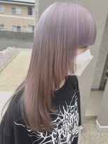 ヴェントフォンターナ(VENTO fontana) ホワイトパープル/ルーツカラー/レイヤーカット/ケアブリーチ