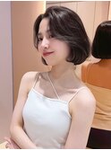 ♪顔周り　レイヤー　ウルフ　韓国ボブ　縮毛矯正