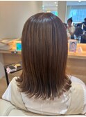 ナチュラルハーフハイライト