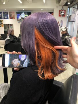 トーキョー オタクヘアー(TOKYO OTAKU HAIR) リゼロ ユリウス スバル 推しカラー インナーカラー ツートーン