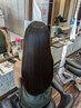 髪質改善TR+カット【大人】　まとまる艶ストレートTR　￥17050⇒